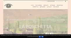 Desktop Screenshot of laporchetta.it