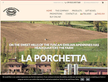 Tablet Screenshot of laporchetta.it